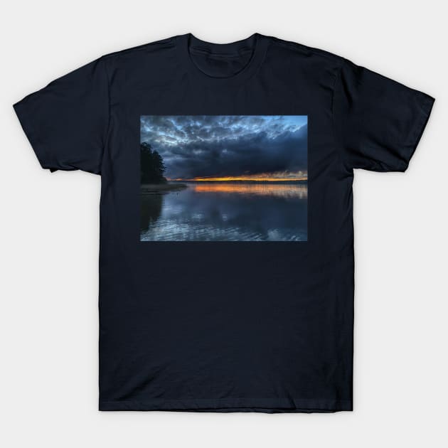 evening at a lake T-Shirt by Evaaug